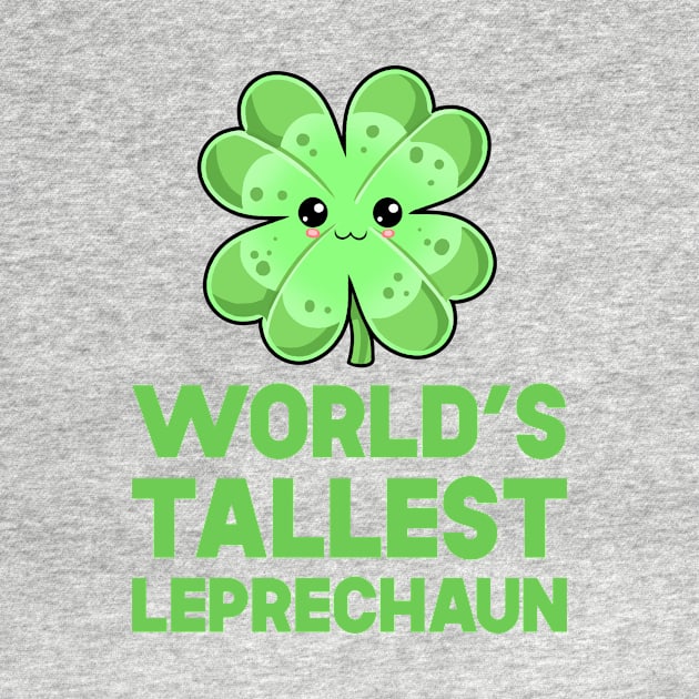 St Patricks Day World's Tallest Leprechaun Kawaii Cute Clover by SusurrationStudio